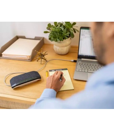Altavoz poly sync sy10 m bluetooth manos libres conexion usb a c luces led proteccion ip64