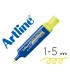 Rotulador artline fluorescente eks 600 amarillo punta biselada