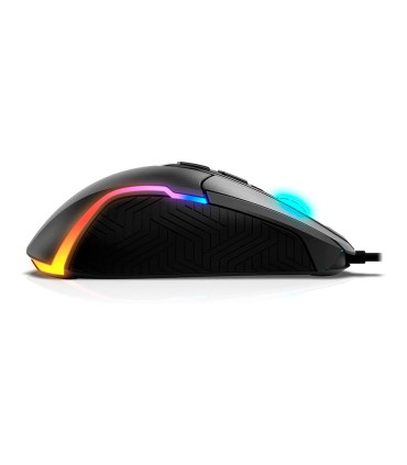 Raton krom kick gaming rgb optico 800 6200 dpi 7 botones iluminacion led rgb rainbow