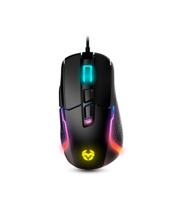 Raton krom kick gaming rgb optico 800 6200 dpi 7 botones iluminacion led rgb rainbow