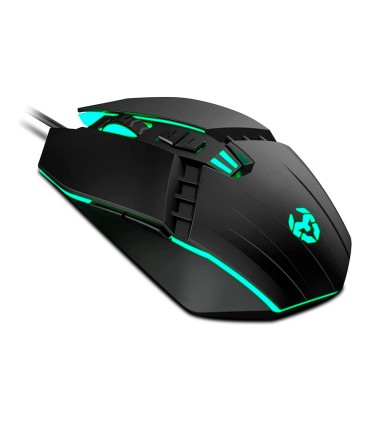 Raton krom kalax gaming optico 800 3200 dpi 7 botones colores led