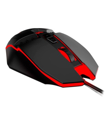 Raton krom kalax gaming optico 800 3200 dpi 7 botones colores led