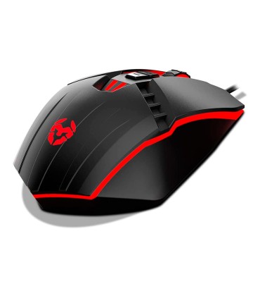 Raton krom kalax gaming optico 800 3200 dpi 7 botones colores led