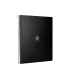 Cuaderno espiral liderpapel a4 micro antartik tapa forrada80h 90 gr rayado puntos 1 banda 4 taladros negro