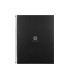 Cuaderno espiral liderpapel a4 micro antartik tapa forrada80h 90 gr rayado puntos 1 banda 4 taladros negro