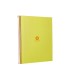 Cuaderno espiral liderpapel a4 micro antartik tapa forrada80h 90 gr rayado puntos 1 banda 4 taladros amarillo