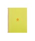 Cuaderno espiral liderpapel a4 micro antartik tapa forrada80h 90 gr rayado puntos 1 banda 4 taladros amarillo