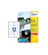 Etiqueta adhesiva resistente avery poliester blanco laser 991x423 mm caja de 240 unidades