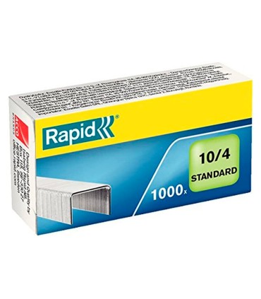 Grapas rapid 10 4 mm galvanizada caja de 1000 unidades