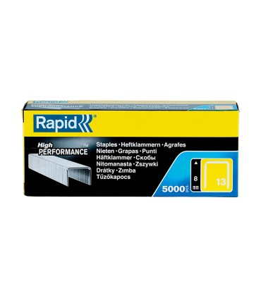 Grapas rapid 13 8 mm galvanizada caja de 5000 unidades