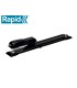 Grapadora rapid e15 metalica brazo largo capacidad 20 hojas usa grapas 24 6 y 26 26 color negro