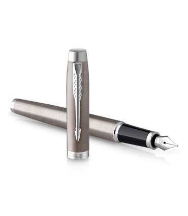 Juego parker im essential acero ct boligrafo pluma