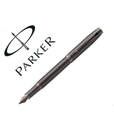 Pluma parker im professionals monochrome bronce plumin f en estuche de regalo