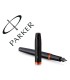 Pluma parker im professionals vibrant orange ring plumin f en estuche de regalo