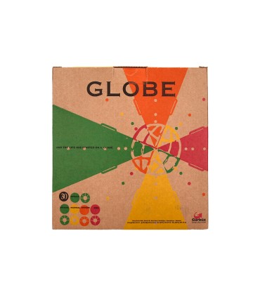 Globo terraqueo liderpapel con luz fisico y politico escribible diametro 30 cm