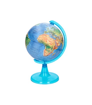 Globo terraqueo liderpapel mapa fisico diametro 15 cm