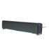 Barra de sonido q connect para pc con iluminacion led color negro