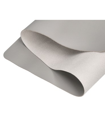 Alfombrilla para raton q connect xxl similcuero gris base antideslizante 800x400x2 mm