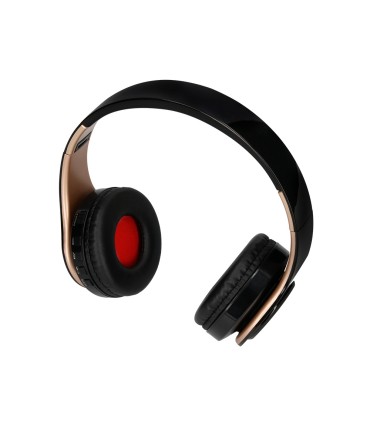 Auricular q connect bluetooth diadema ajustable color negro