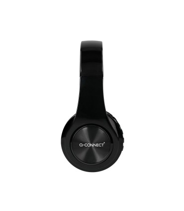 Auricular q connect bluetooth diadema ajustable color negro