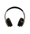 Auricular q-connect bluetooth diadema ajustable color negro