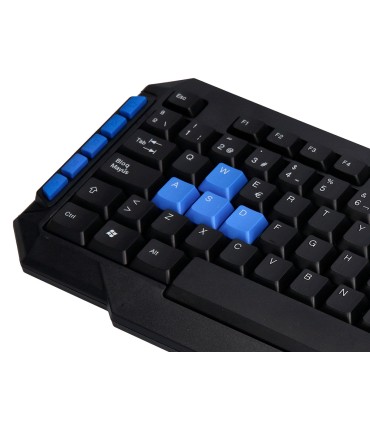 Set teclado y raton q connect inalambrico compatible windows color negro