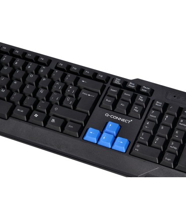 Set teclado y raton q connect inalambrico compatible windows color negro