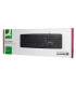 Teclado q connect con cable 135 mt color negro