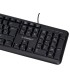 Teclado q connect con cable 135 mt color negro