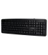 Teclado q connect con cable 135 mt color negro