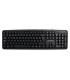 Teclado q connect con cable 135 mt color negro