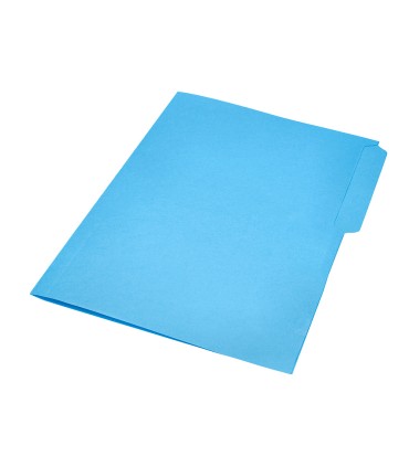 Subcarpeta cartulina liderpapel folio pestana superior 240g m2 azul