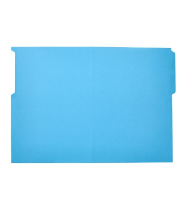 Subcarpeta cartulina liderpapel folio pestana superior 240g m2 azul