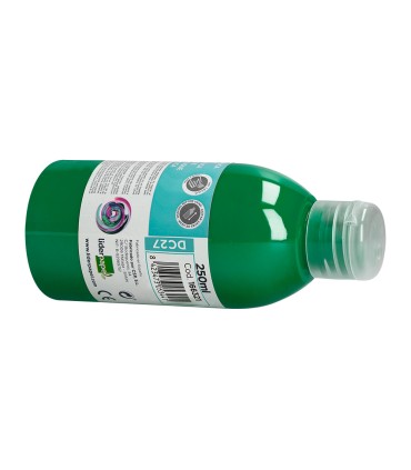 Pintura acrilica liderpapel bote de 250 ml verde oscuro