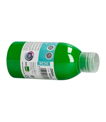 Pintura acrilica liderpapel bote de 250 ml verde