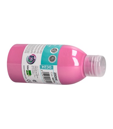 Pintura acrilica liderpapel bote de 250 ml rosa