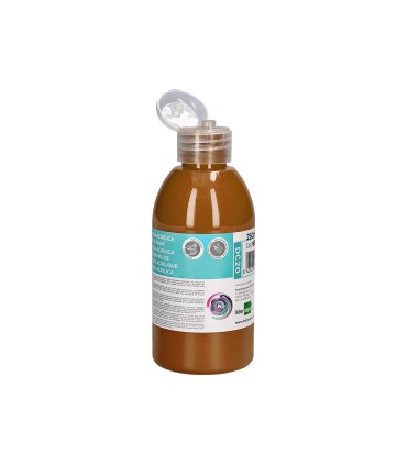 Pintura acrilica liderpapel bote de 250 ml marron