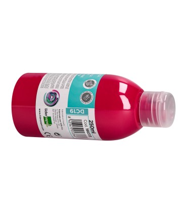 Pintura acrilica liderpapel bote de 250 ml magenta