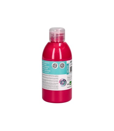 Pintura acrilica liderpapel bote de 250 ml magenta