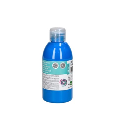 Pintura acrilica liderpapel bote de 250 ml cian