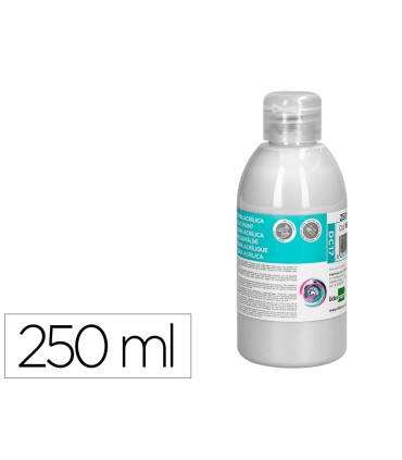 Pintura acrilica liderpapel bote de 250 ml blanco