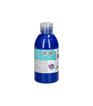 Pintura acrilica liderpapel bote de 250 ml azul ultramar