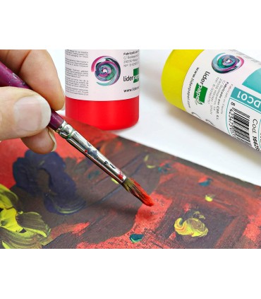 Pintura acrilica liderpapel bote de 80 ml violeta