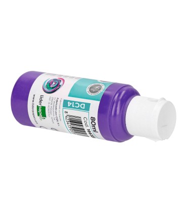 Pintura acrilica liderpapel bote de 80 ml violeta