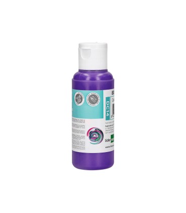 Pintura acrilica liderpapel bote de 80 ml violeta