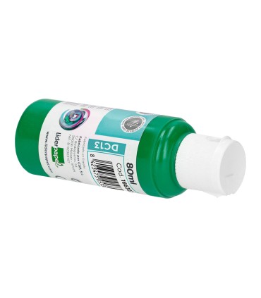 Pintura acrilica liderpapel bote de 80 ml verde oscuro