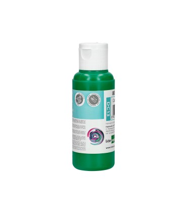 Pintura acrilica liderpapel bote de 80 ml verde oscuro