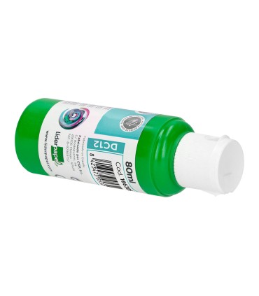 Pintura acrilica liderpapel bote de 80 ml verde