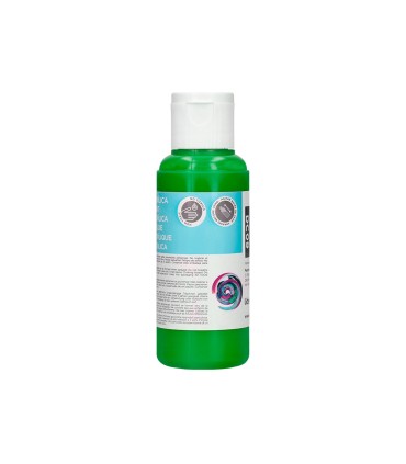 Pintura acrilica liderpapel bote de 80 ml verde