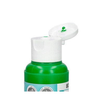 Pintura acrilica liderpapel bote de 80 ml verde